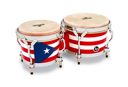 Bongó de madera de herencia puertorriqueña Matador M201-PR de LP Latin Percussion